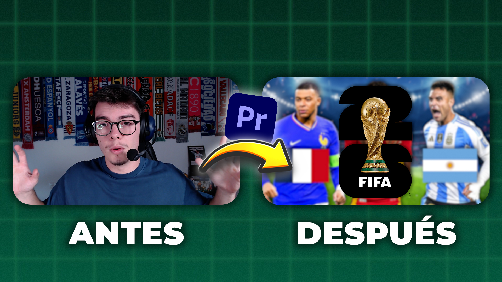 Antes y Después de Edición | Transformación de Vídeo en Premiere Pro